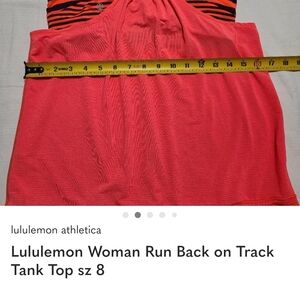 Lululemon Athletica Vibrant Pink Women's Tank Top